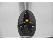 WOLNOWAR GARNEK CERAMICZNY SLOW COOKER 3 TRYBY 5,6L 320W INOX LUND 67661