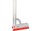 KĄTOWNIK TRASERSKI STALOWY NIERDZEWNY LIBELLA 90° KĄT PROSTY PION POZIOM 300mm YATO YT-70790