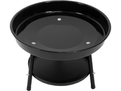 GRILL WISZĄCY NA TRÓJNOGU CHROMOWANY RUSZT ROŻEN 46CM LUND 99903 