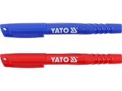MARKERY TECHNICZNE DO ZNAKOWANIA  KPL. 2 SZT / NIEBIESKI-CZERWONY YATO YT-69301 