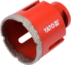 WIERTŁO DIAMENTOWE DO GRESU CERAMIKI GRANITU NA SUCHO NA SZLIFIERKĘ KĄTOWĄ 51mm YATO YT-60446