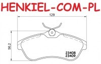 Tarcze hamulcowe wentylowane MIKODA 0544 + KLOCKI MIKODA 71329 - CITROËN C2 (JM_) C2 ENTERPRISE (JG_) C3 I (FC_) C3 II (SC_) C3 Pluriel (HB_) - OŚ PRZEDNIA- OŚ PRZEDNIA