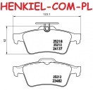Tarcze hamulcowe pełne MIKODA 0738 + KLOCKI MIKODA 71632 - FORD C-MAX FOCUS C-MAX FOCUS II VOLVO C30 C70 II Kabriolet S40 II V50 V40 Hatchback - OŚ TYLNA
