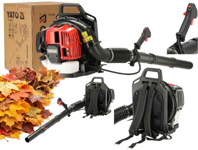 DMUCHAWA SPALINOWA PLECAKOWA PLECAK DO LIŚCI TRAWY YATO YT-85192