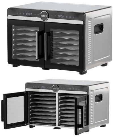 SUSZARKA SPOŻYWCZA 16 TAC ZE STALI NIERDZEWNEJ 1400W YATO YG-16000 
