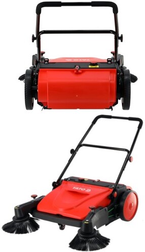 WYDAJNA ZAMIATARKA RĘCZNA NAPĘD RĘCZNY SZEROKOŚĆ 950MM YATO YT-17412