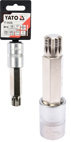 KLUCZ NASADOWY TRZPIENIOWY SPLINE 1/2