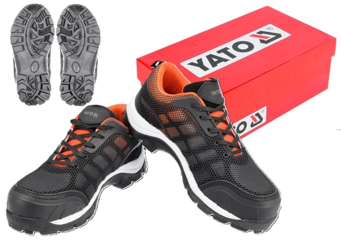 BUTY ROBOCZE PÓŁBUT ROBOCZY SPORTOWY LEKKI KOMPOZYTOWY NOSEK POMPA S1P r. 44 YATO YT-80514