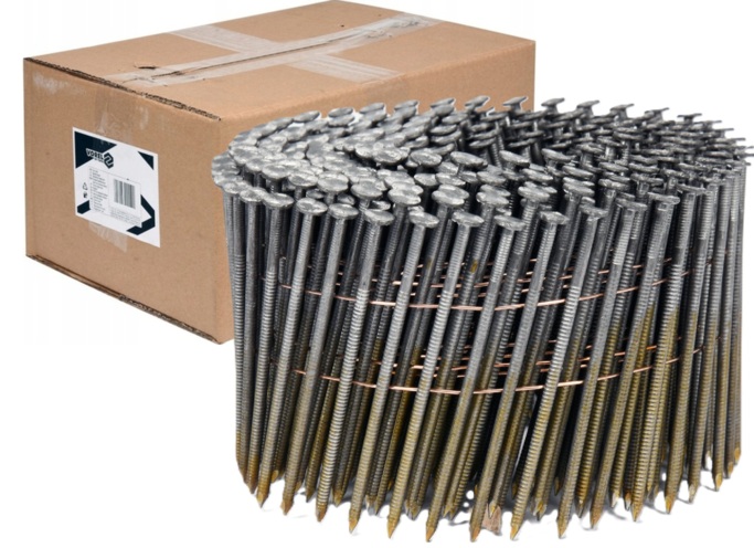 GWOŹDZIE BĘBNOWE DO GWOŹDZIARKI BĘBNOWEJ 70mm śr. 2,5mm 3600szt. VOREL 71994