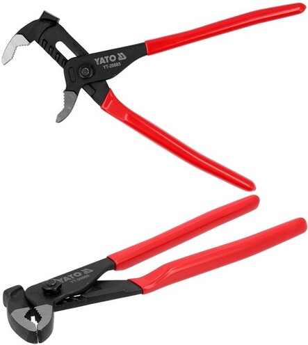 SZCZYPCE HYDRAULICZNE NASTAWNE ŻABKA 235MM Z MŁOTKIEM YATO YT-20885 