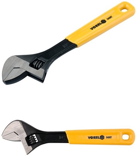 KLUCZ NASTAWNY ŚLIMAKOWY TYP ANGIELSKI FRANCUZ SZWED 250MM VOREL 54067