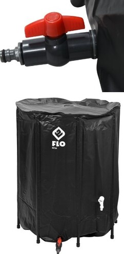 ZBIORNIK NA WODĘ DESZCZOWĄ ZASOBNIK DESZCZÓWKA 500L PVC FLO 89704