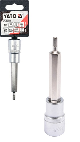 KLUCZ NASADOWY TRZPIENIOWY SPLINE 1/2