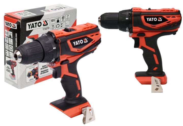 WIERTARKO WKRĘTARKA SAM KORPUS (BODY) 2 BIEGI 18V 40Nm YATO YT-82781