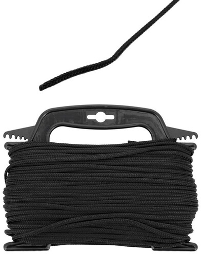 LINA PLECIONA CZARNA SZUNR PP NA NAWIJAKU 3MM 80M VOREL 69461 