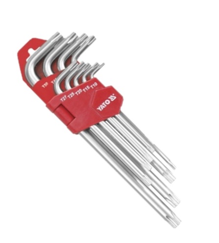 ZESTAW KLUCZY IMBUSOWYCH DŁUGIE TORX  T10-T50 9SZT. YATO YT-0512