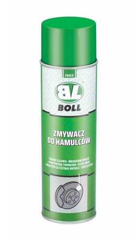 ZMYWACZ / ODTŁUSZCZACZ ŚRODEK CZYSZCZĄCY DO TARCZ HAMULCOWYCH I WIELU INNYCH ZASTOSOWAŃ BRAKE CLEANER 500ml BOLL 0010441