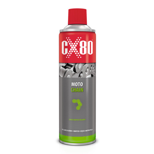 SMAR DO ŁAŃCUCHÓW MOTOCYKLOWYCH ROWRROWYCH SPRAY MOTO CHAIN 500ml CX80 60219
