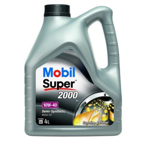 PÓŁSYNTETYCZNY OLEJ MOBIL 10W40 SUPER 2000 Super Premium Semi-Synthetic   -4L