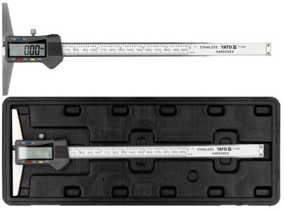 GŁĘBOKOŚCIOMIERZ ELEKTRONICZNY 200 MM YATO YT-72251