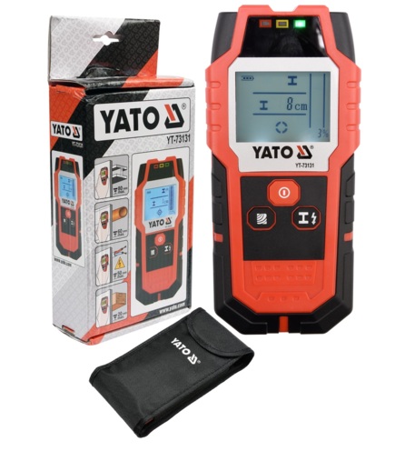 WYKRYWACZ DETEKTOR PROFILI METALOWYCH I PRZEWODÓW POD NAPIĘCIEM YATO YT-73131