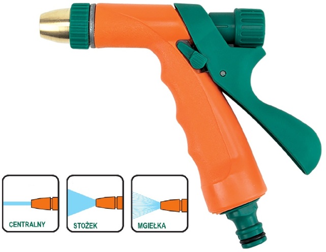 PISTOLET ZRASZAJĄCY OGRODOWY REGULOWANY FLO 89215