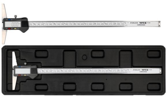 GŁĘBOKOŚCIOMIERZ ELEKTRONICZNY 300 MM YATO YT-72253 