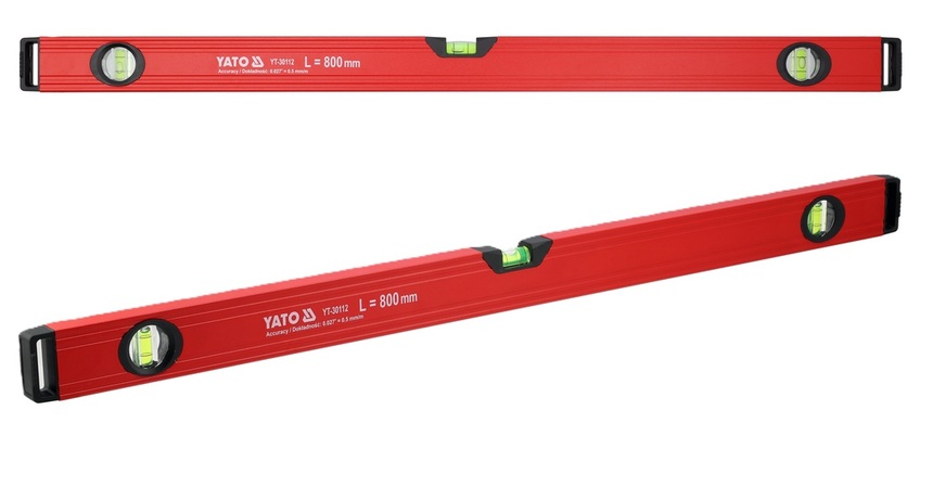 POZIOMNICA ALUMINIOWA 3 LIBELLE 800mm 0,8m 80cm YATO YT-30112