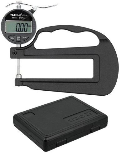CYFROWY MIERNIK GRUBOŚCI 12,7 /0,001 MM DO BLACH YATO YT-72322 