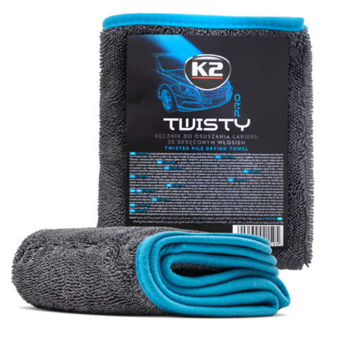 RĘCZNIK DO OSUSZANIA SAMOCHODU 600gsm 40x60cm TWISTY PRO K2 D0224