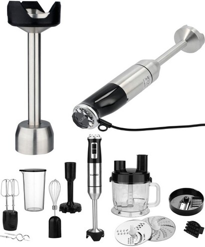 BLENDER RĘCZNY ROZDRABNIACZ MIKSER ROBOT KUCHENNY 1000W 10W1 LUND 67694