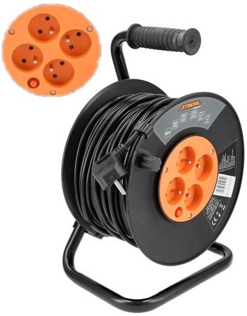PRZEDŁUŻACZ BĘBNOWY 40M STHOR Z 4 GNIAZDAMI 2300W STHOR 82693 