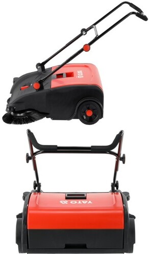 ZAMIATARKA RĘCZNA RĘCZNY NAPĘD SZEROKOŚĆ 75CM KOSZ 50L YATO YT-17410 