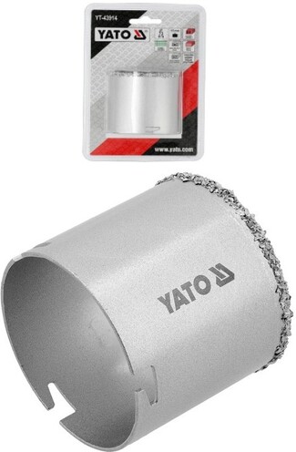 OTWORNICA WOLFRAMOWA 73MM WĘGLIK WOLFRAMU YATO YT-43914 