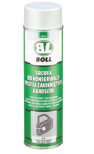  ŚRODEK DO KONSERWACJI PROFILI ZAMKNIĘTYCH SPRAY BIAŁY 500ml BOLL 0010102 