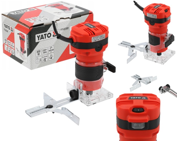 FREZARKA KRAWĘDZIOWA WYCINARKA DO DREWNA 850W 6mm 8mm YATO YT-82389