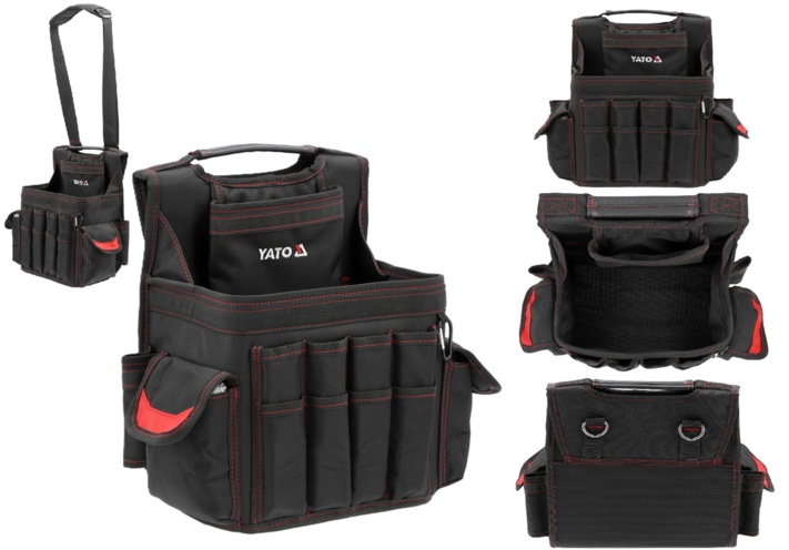 TORBA SAKWA NARZĘDZIOWA OTWARTA ORGANIZER NA NARZĘDZIA  243x178x300mm YATO YT-74336
