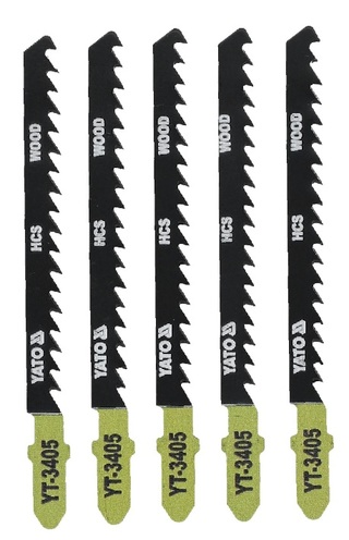 BRZESZCZOT DO WYRZYNARKI TYP T, 6 TPI, DO DREWNA / 5 SZT. 100 MM YATO YT-3405