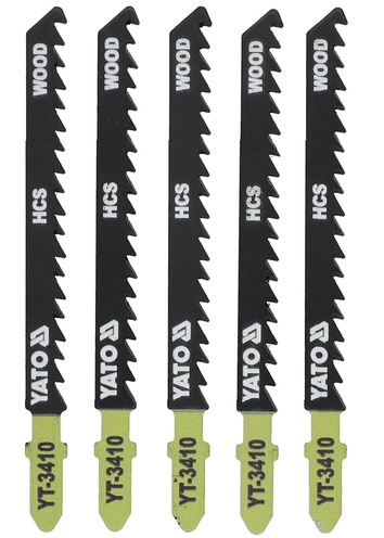 BRZESZCZOT DO WYRZYNARKI TYP T, 6 TPI, DO DREWNA / 5 SZT 100 MM YATO YT-3410