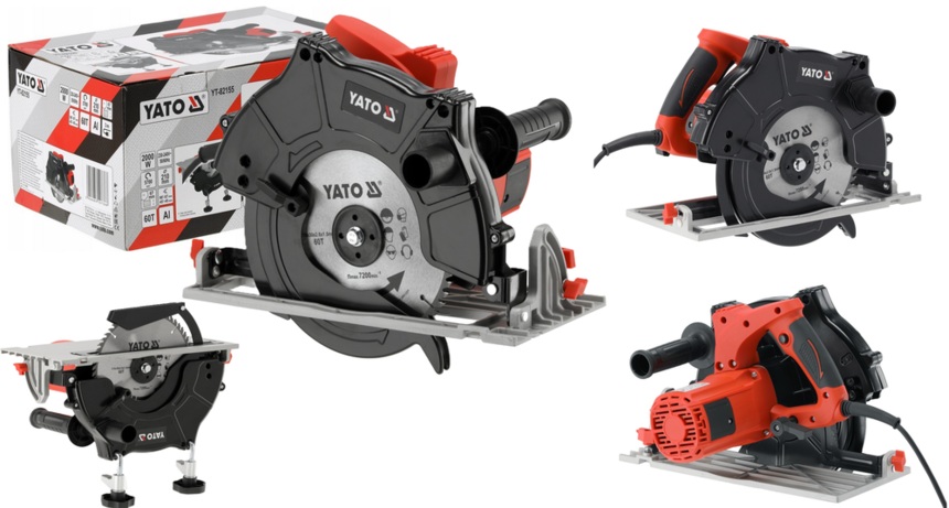 PILARKA PRZECINARKA TARCZOWA Z FUNKCJĄ PILARKI STOŁOWEJ 210mm 2000W YATO YT-82155