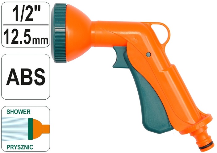 PISTOLET ZRASZAJĄCY OGRODOWY FLO 89209