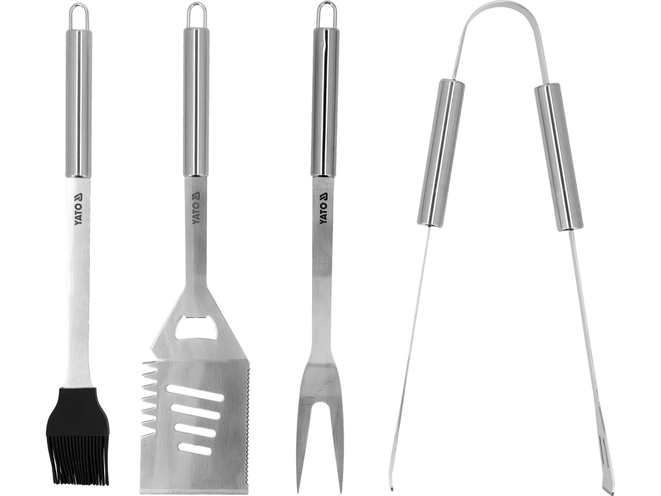 SZTUĆCE DO GRILOWANIA ZESTAW DO GRILOWANIA 4SZT, STAL NIERDZEWNA YATO YG-20110