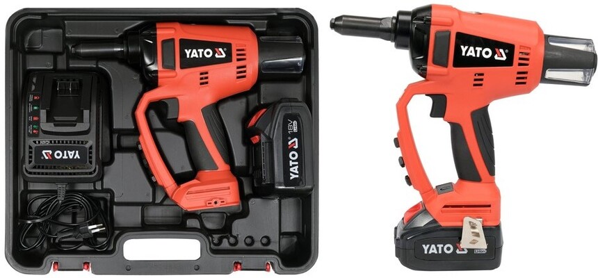 NITOWNICA 18V NA NITY ZRYWALNE 2,4 - 5,0 MM AKUMULATOR 3 AH YATO YT-82955 