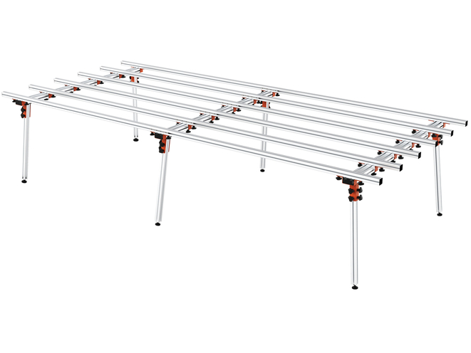 STÓŁ GLAZURNICZY REGULOWANY 6 NÓG 360CM YATO YT-37101