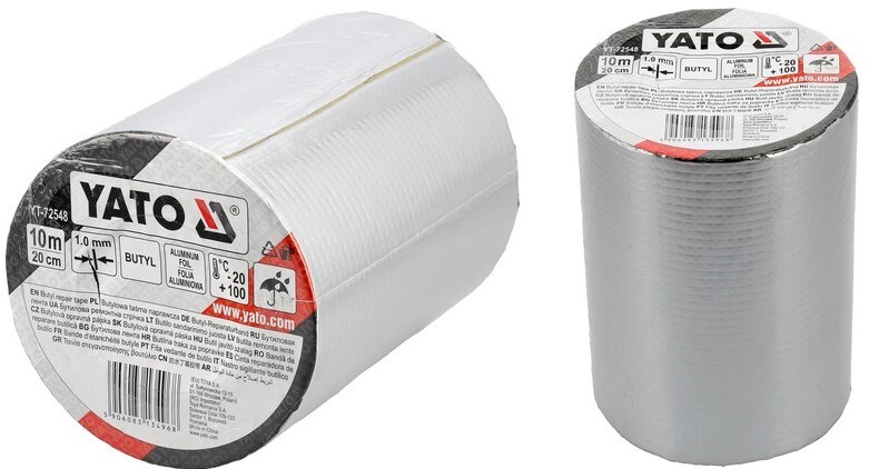 TAŚMA BUTYLOWA USZCZELNIAJĄCA NAPRAWCZA 200MM X 10M YATO YT-72548