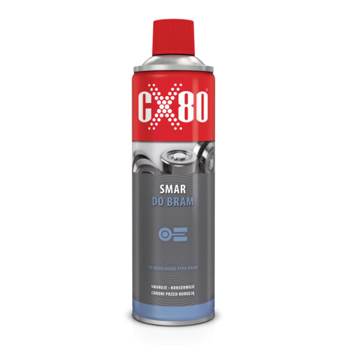 PREPARAT SMAR DO KONSERWACJI BRAM KŁÓDEK OKUĆ ZAMKÓW PROWADNIC 500ml CX-80 60301