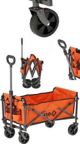 WÓZEK OGRODOWY TURYSTYCZNY SKŁADANY 70KG FLO 90180