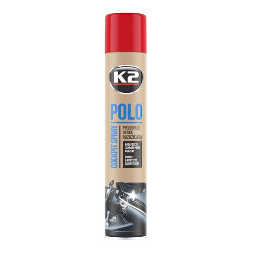 SPRAY DO CZYSZCZENIA I PIELĘGNACJI KOKPITU 750ml POLO COCKPIT WIŚNIA K2 K407WI0
