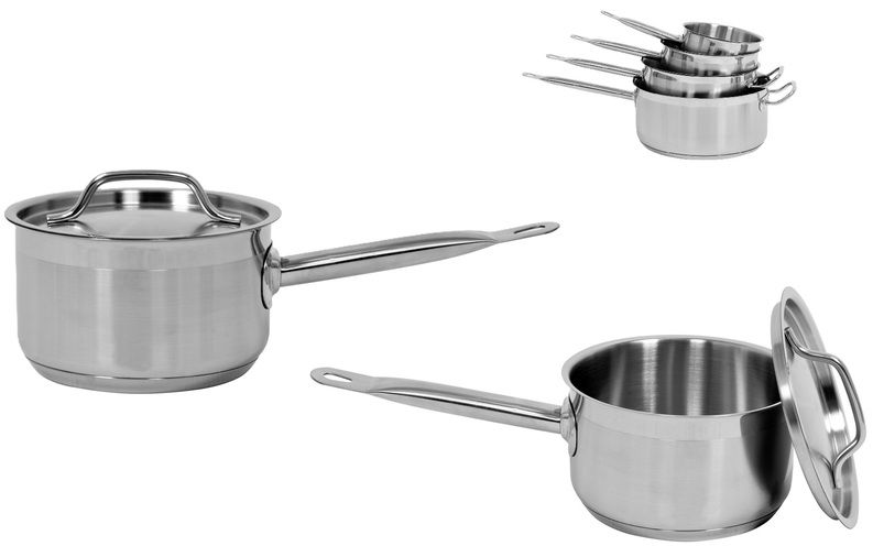 RONDEL Z POKRYWKĄ ZE STALI NIERDZEWNEJ 16X9,5CM 1,9L YATO GASTRO YG-00060