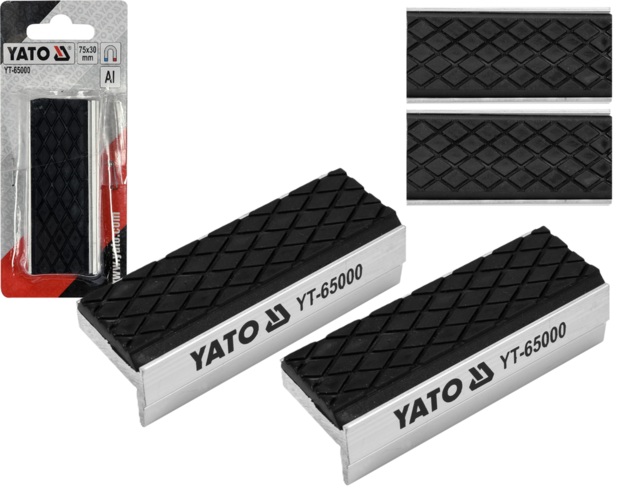 SZCZĘKI WYMIENNE DO IMADŁA MIĘKKIE NA MAGNES 75mm YATO YT-65000